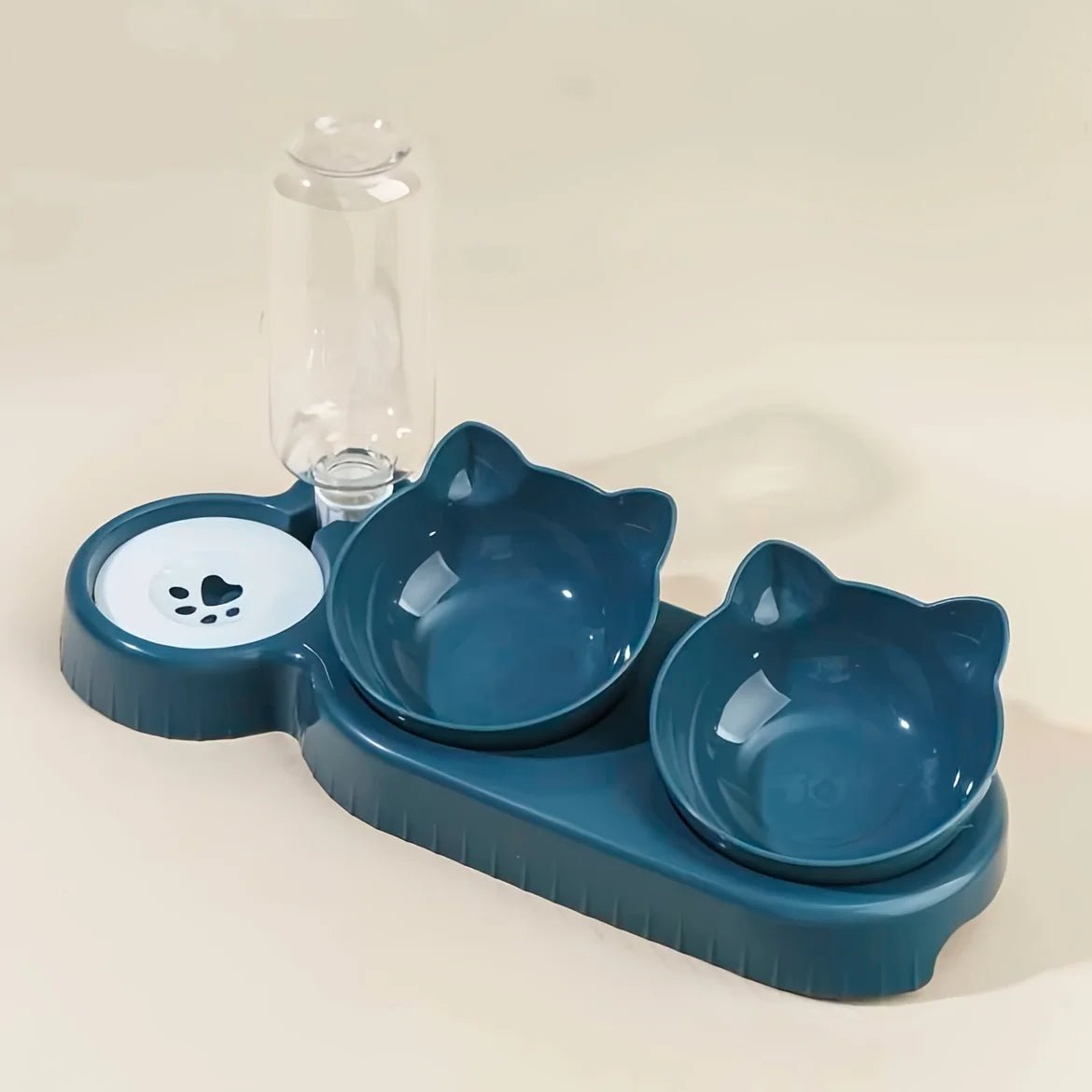 3 - in - 1 Pet Bowl with Water Dispenser - ZinPetCare