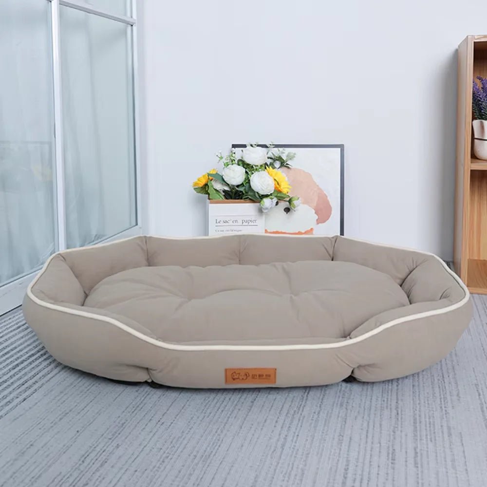 Pet Sofa Bed – Large Dog & Cat Sleeping Cushion | Winter Warm Corduroy Mat - ZinPetCare