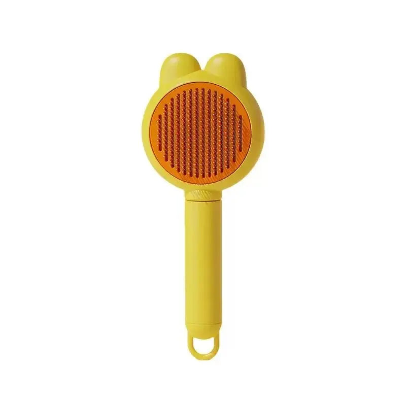 Self - Cleaning Pet Hair Removal Brush – Perfect for Cats & Dogs - ZinPetCare