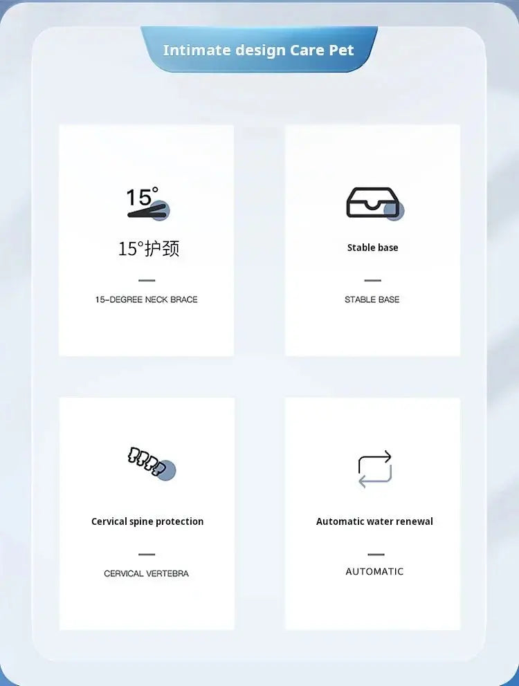 3 - in - 1 Pet Bowl with Water Dispenser - ZinPetCare