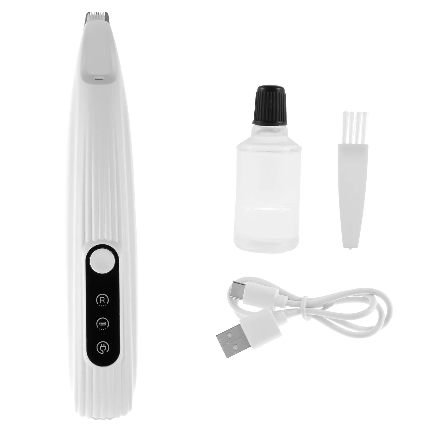 Pet Paw Trimmer with LED Light – Low Noise, Waterproof Dog & Cat Grooming Clipper - ZinPetCare